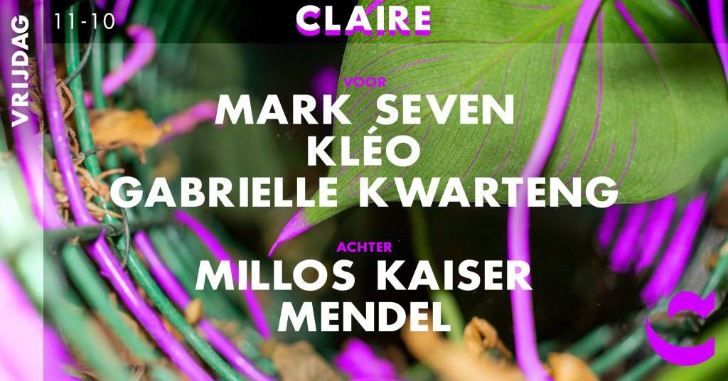 Claire: Mark Seven / Millos Kaiser / Mendel / Kléo - Página frontal