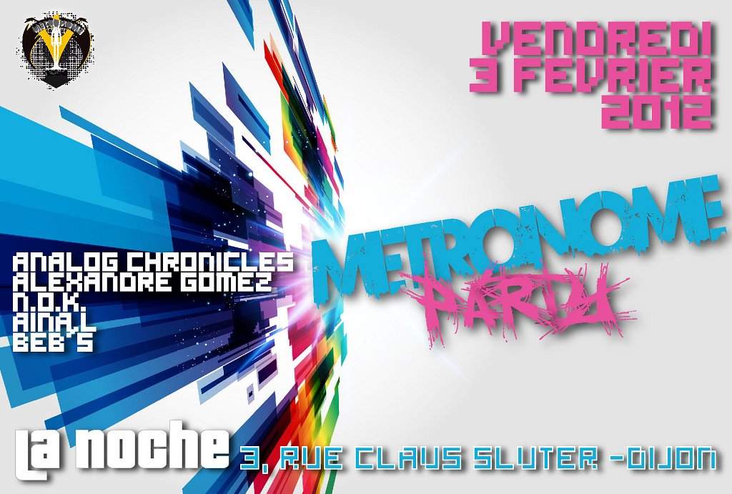 Metronome Party - Página frontal