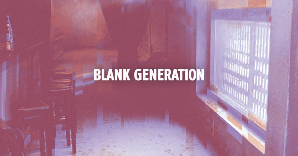 Blank Generation w./ Stanislav Tolkachev / Harsh Mentor / Benedikt Frey - フライヤー表
