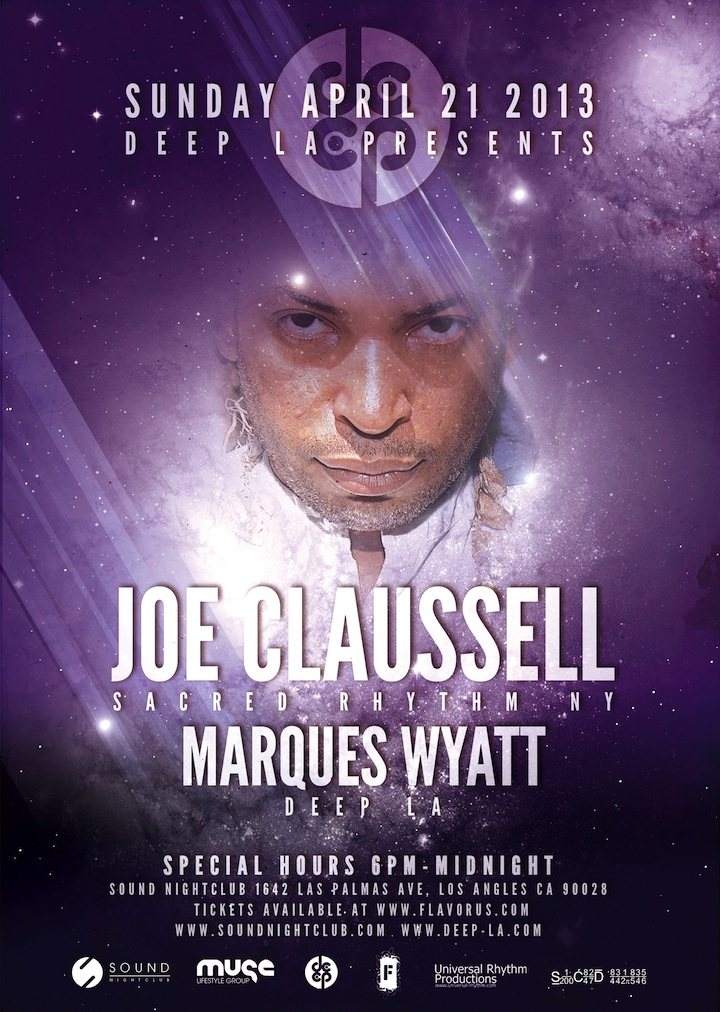 Deep - LA presents JOE Claussell & Marques Wyatt - Página frontal