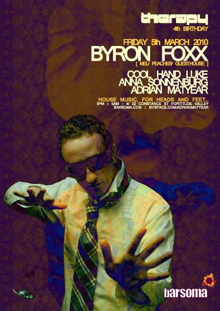 Byron Foxx - フライヤー表