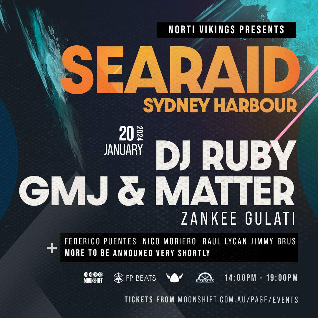 Searaid Boat Party - GMJ & Matter & DJ Ruby - Página frontal