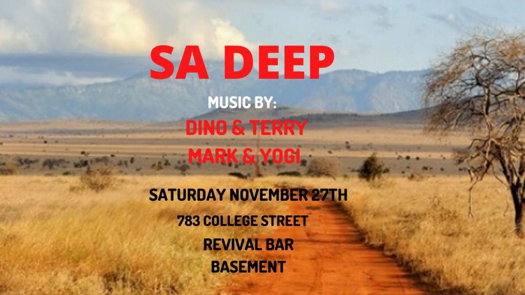 SA Deep Nov Party - Página frontal