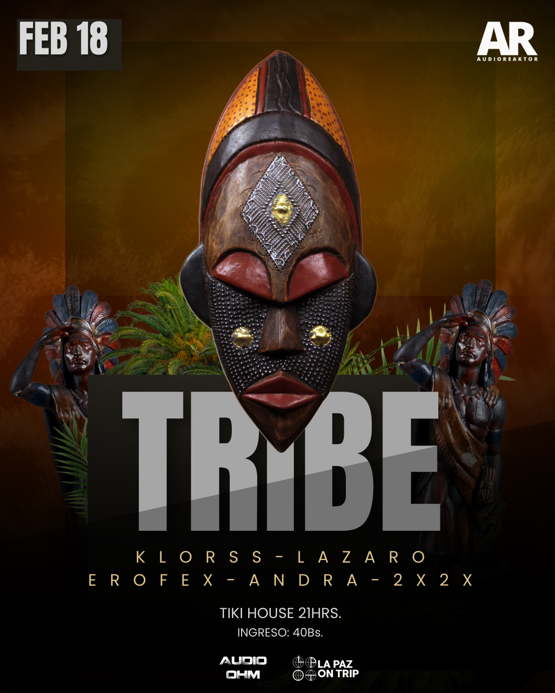 Tribe - フライヤー表