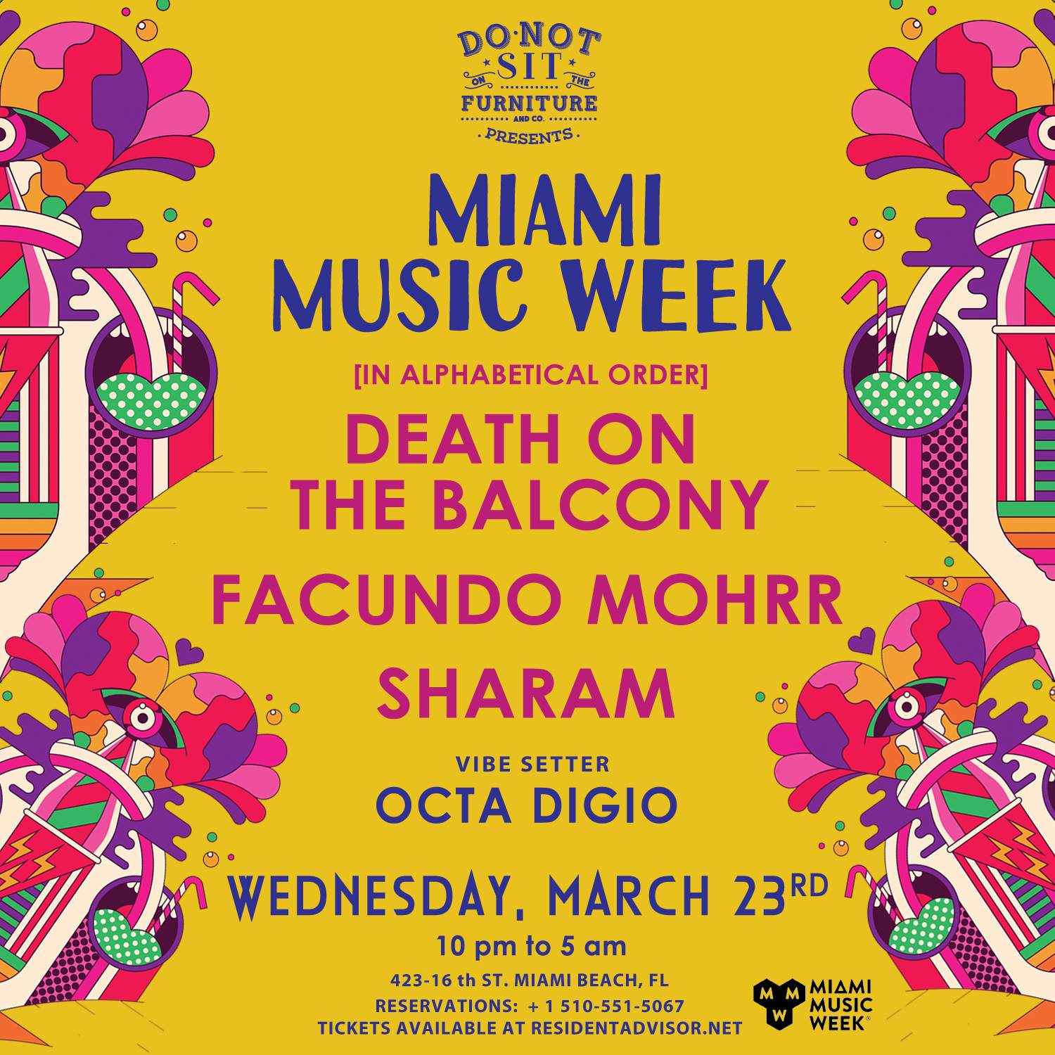 Facundo Mohrr, Sharam and Death on the Balcony [Miami Music Week] - Página frontal
