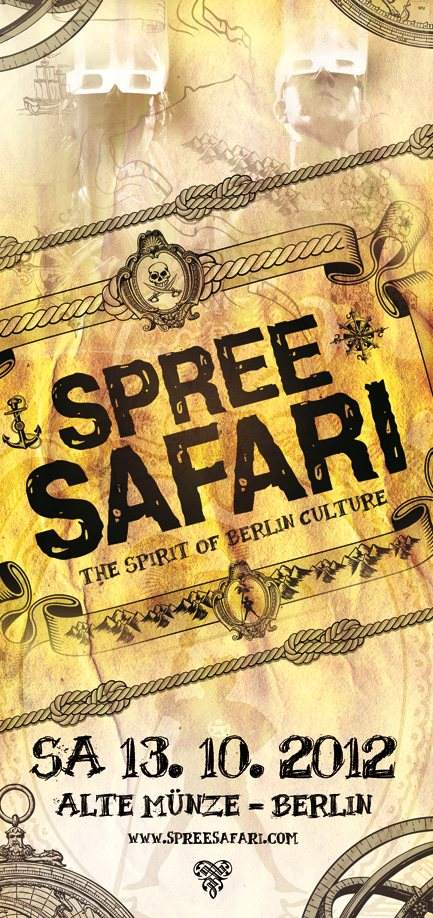 Spreesafari - The Spirit of Berlin Culture - フライヤー表