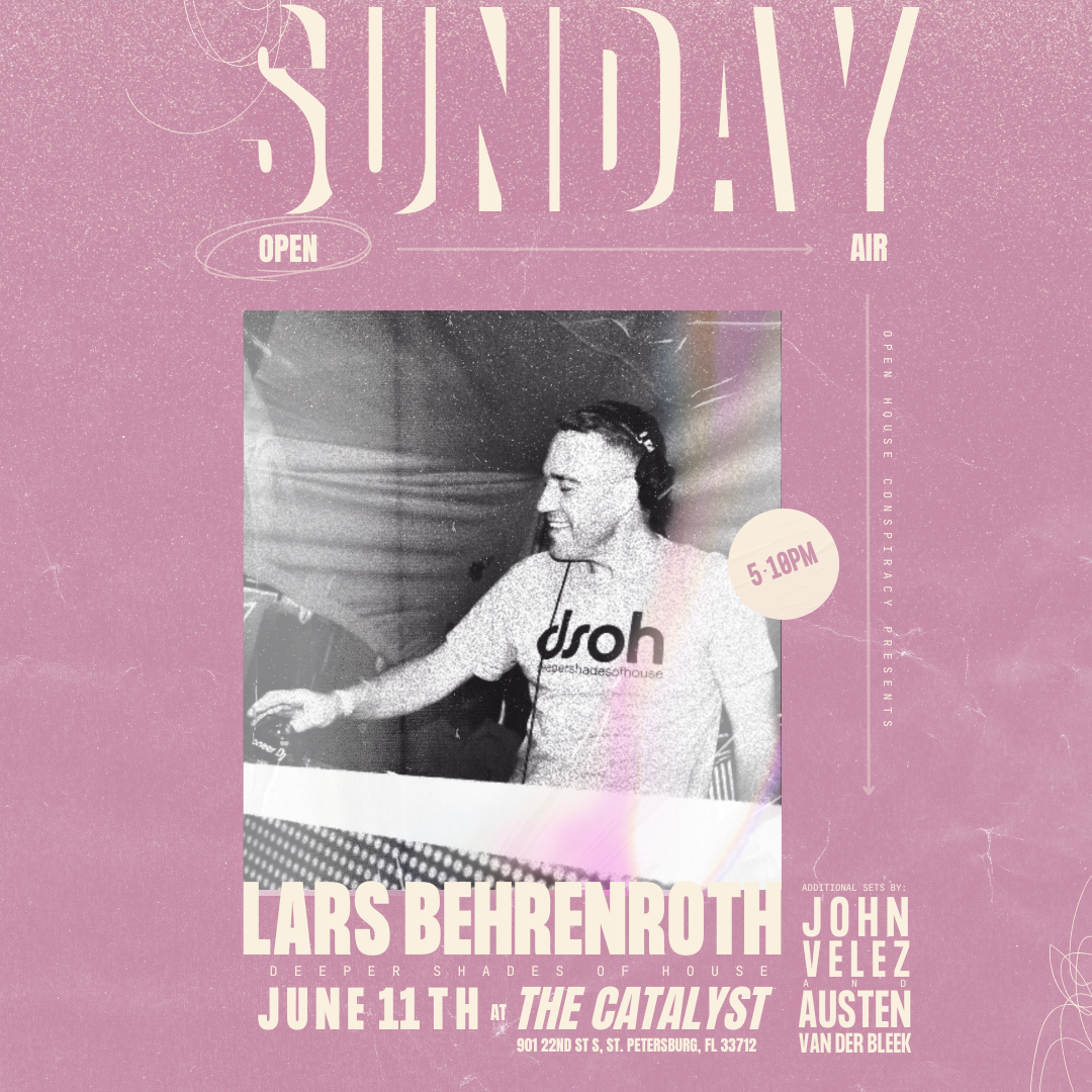 Sunday Open Air with Lars Behrenroth (LA) - Página frontal