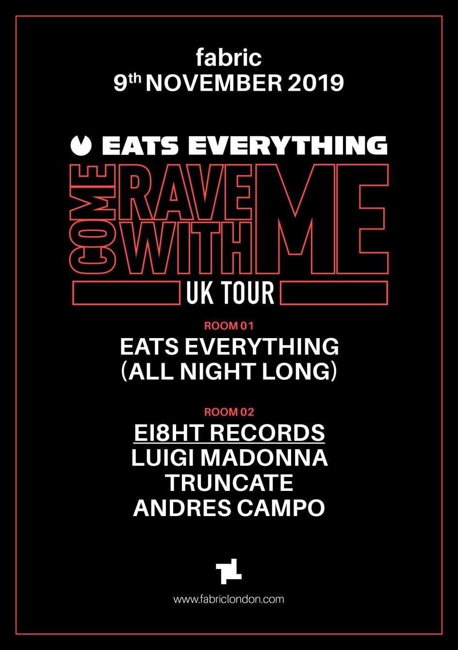 fabric: Eats Everything (All Night Long), Luigi Madonna & Truncate - Página trasera