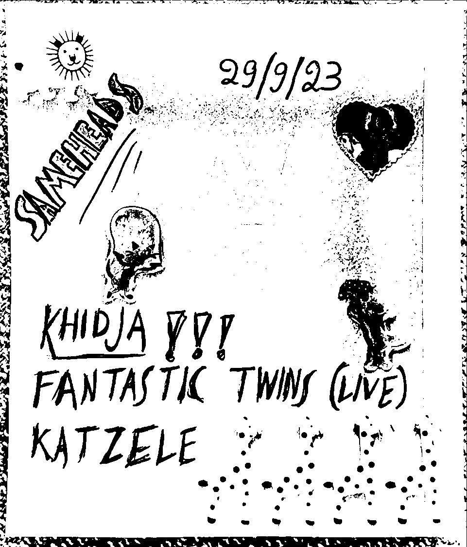Fantastic Twins LIVE, Khidja, Katzele - フライヤー表