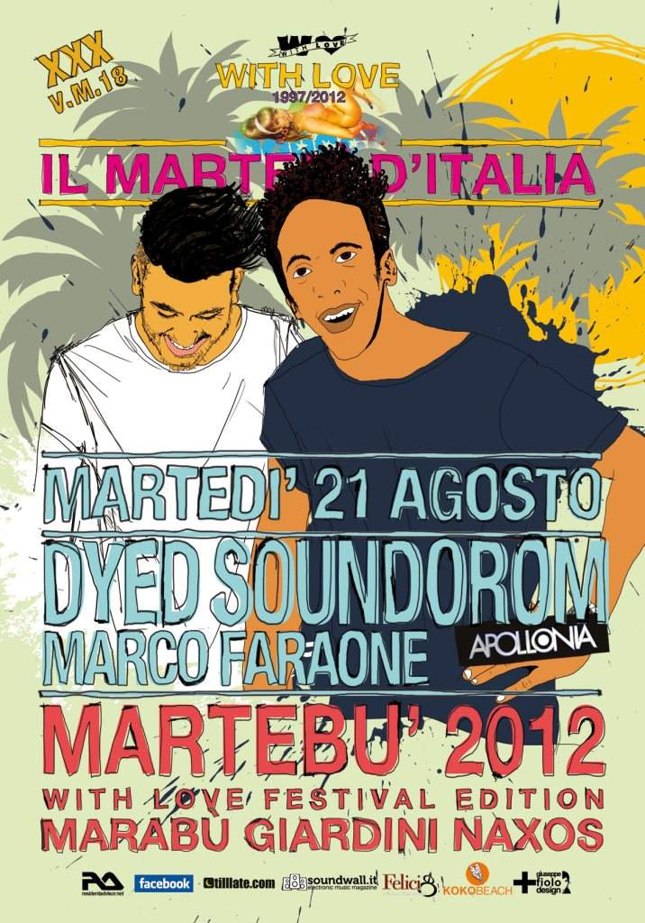 With Love present Dyed Soundorom Marco Faraone at Housex - フライヤー表