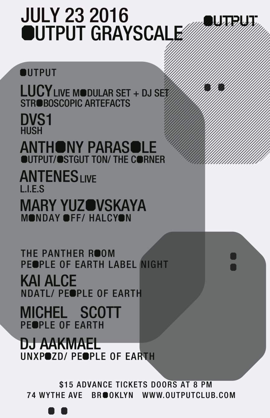Grayscale - Lucy/ Dvs1/ Anthony Parasole/ Antenes/ Mary Yuzovskaya - Página frontal
