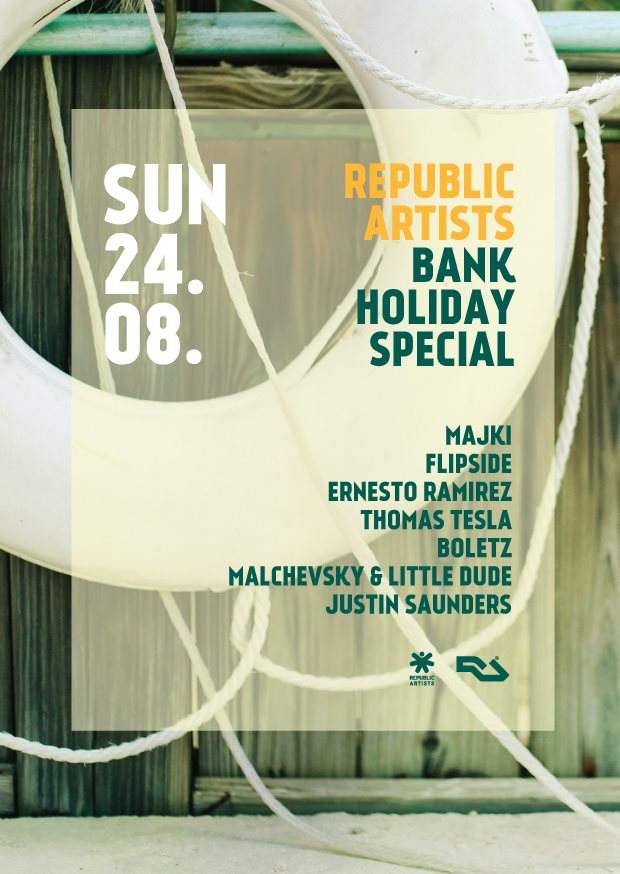 Republic Artists Bank Holiday Sunday Special - Página frontal