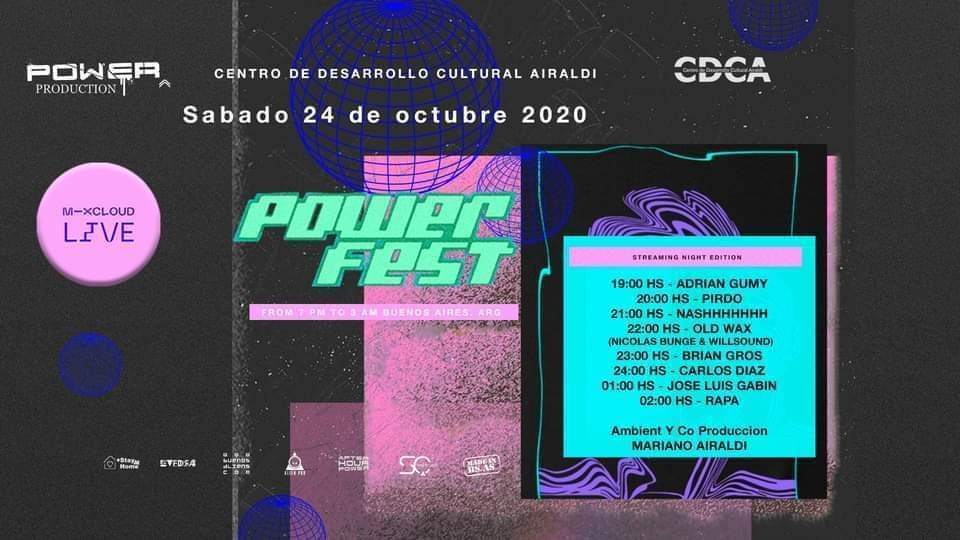 Power Fest º Live Streaming Night Edition III - Página frontal