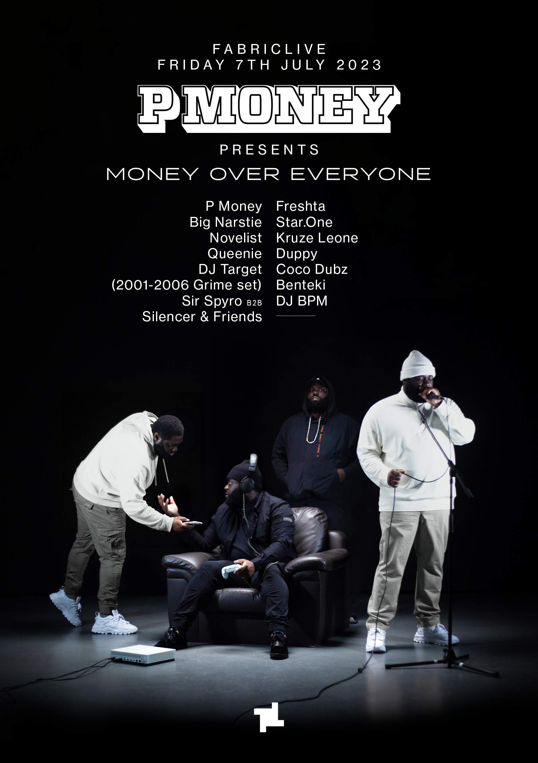 P MONEY pres MONEY OVER EVERYONE - Big Narstie, Novelist, Sir Spyro ...