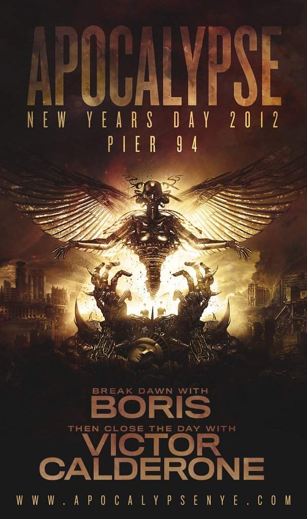 Apocalypse New Years Day with Boris & Victor - フライヤー表