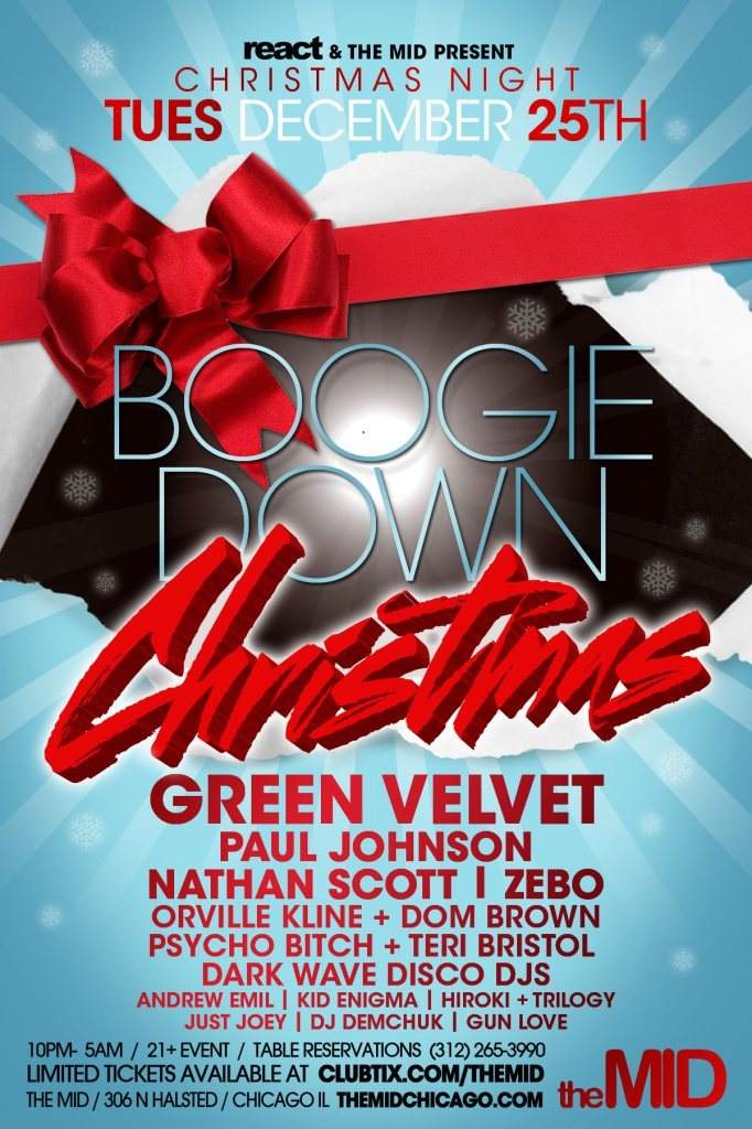 Boogie Down Xmas: Green Velvet - Página frontal