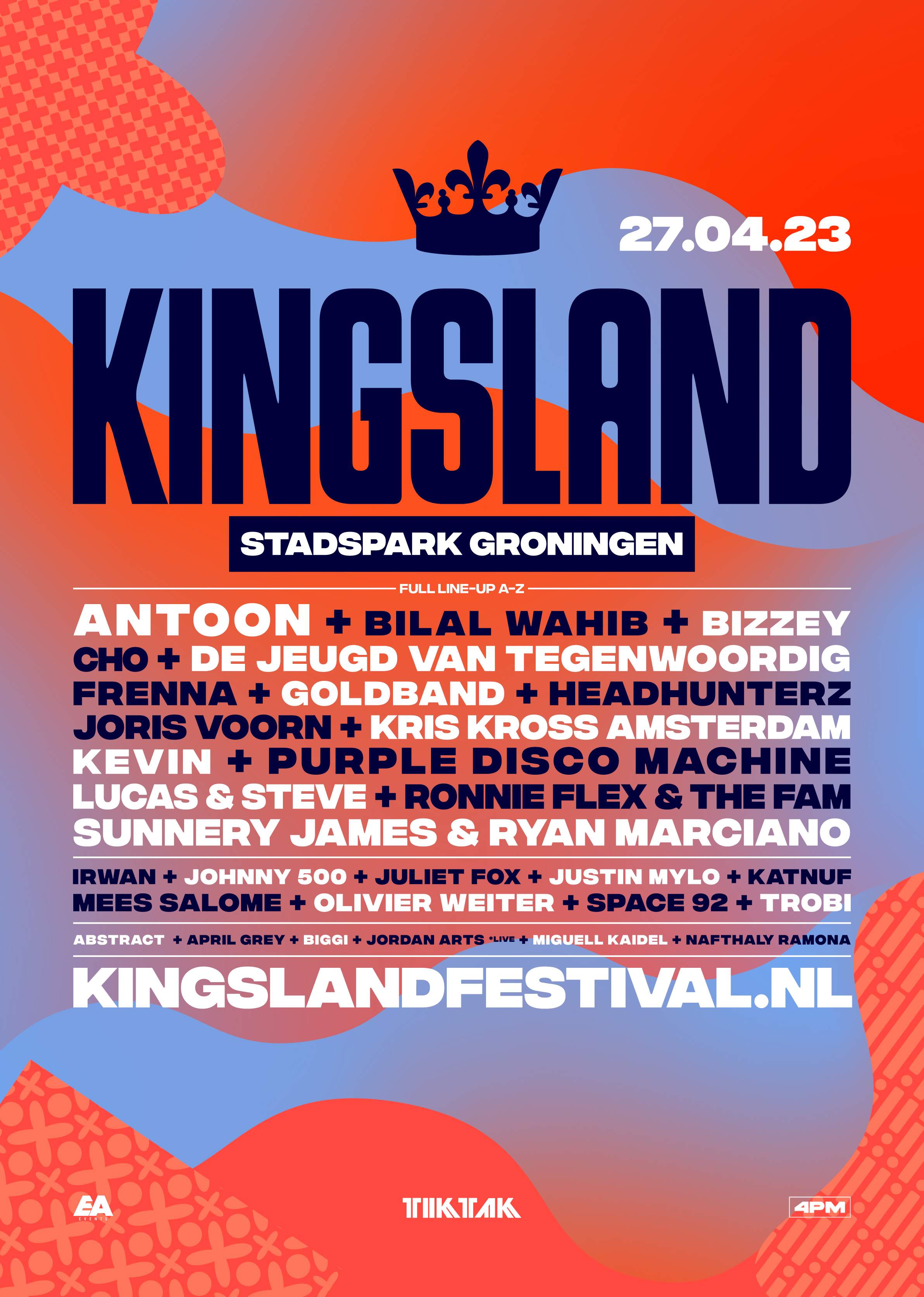 Kingsland Festival 2023 Groningen at Stadspark Groningen, Netherlands