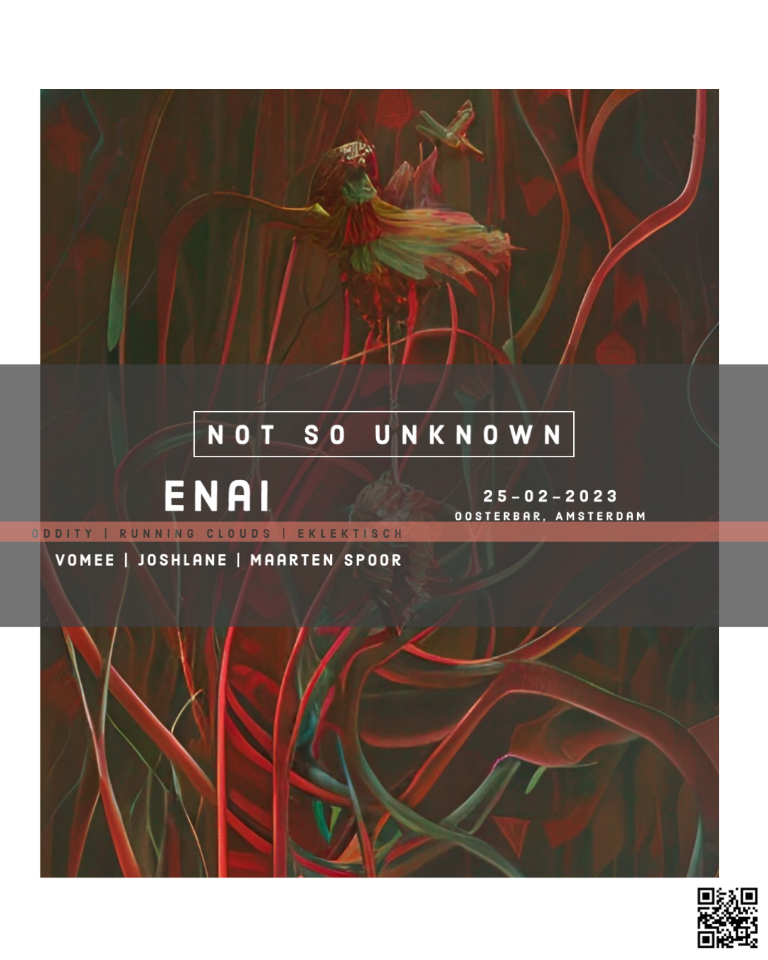 Not So Unknown: Enai - フライヤー表