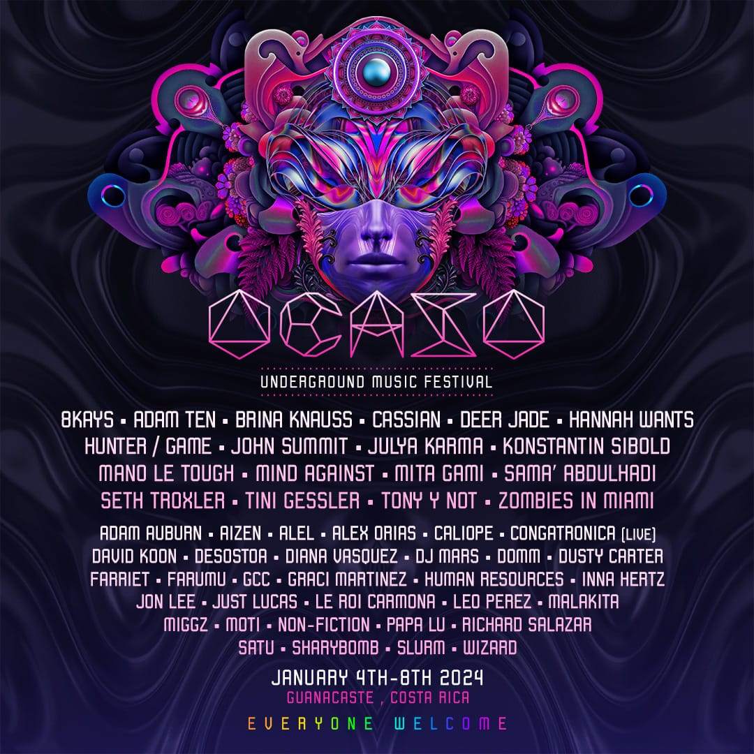 OCASO Underground Music Festival 2024 - フライヤー表