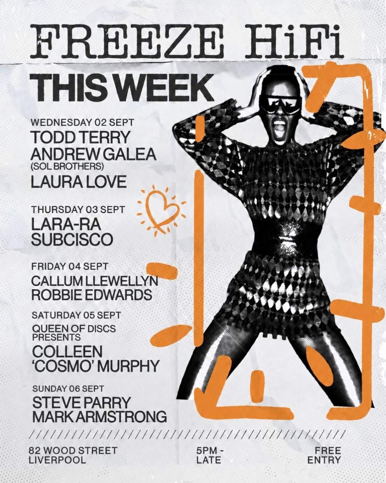 INI ポストフライヤー Freeze HiFi w Steve Parry & Mark Armstrong at Freeze HiFi, Liverpool