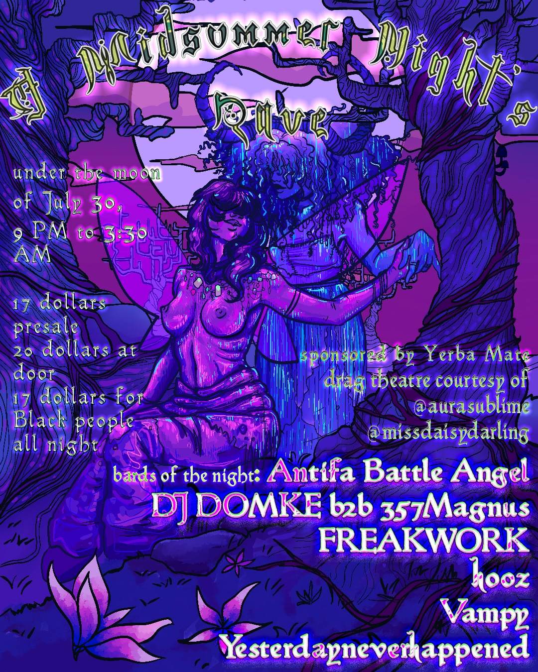 A Midsummer Night's Rave at TBA - Downtown LA, Los Angeles