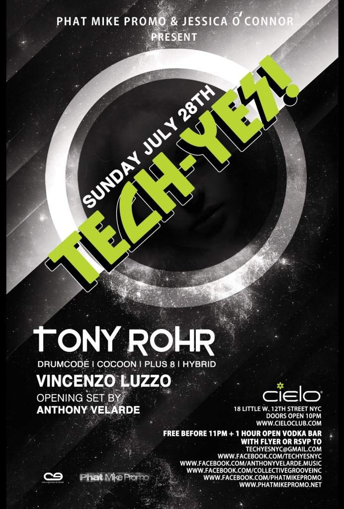 Tech YES! ~ Tony Rohr, Vincenzo Luzzo, Anthony Velarde - Página frontal