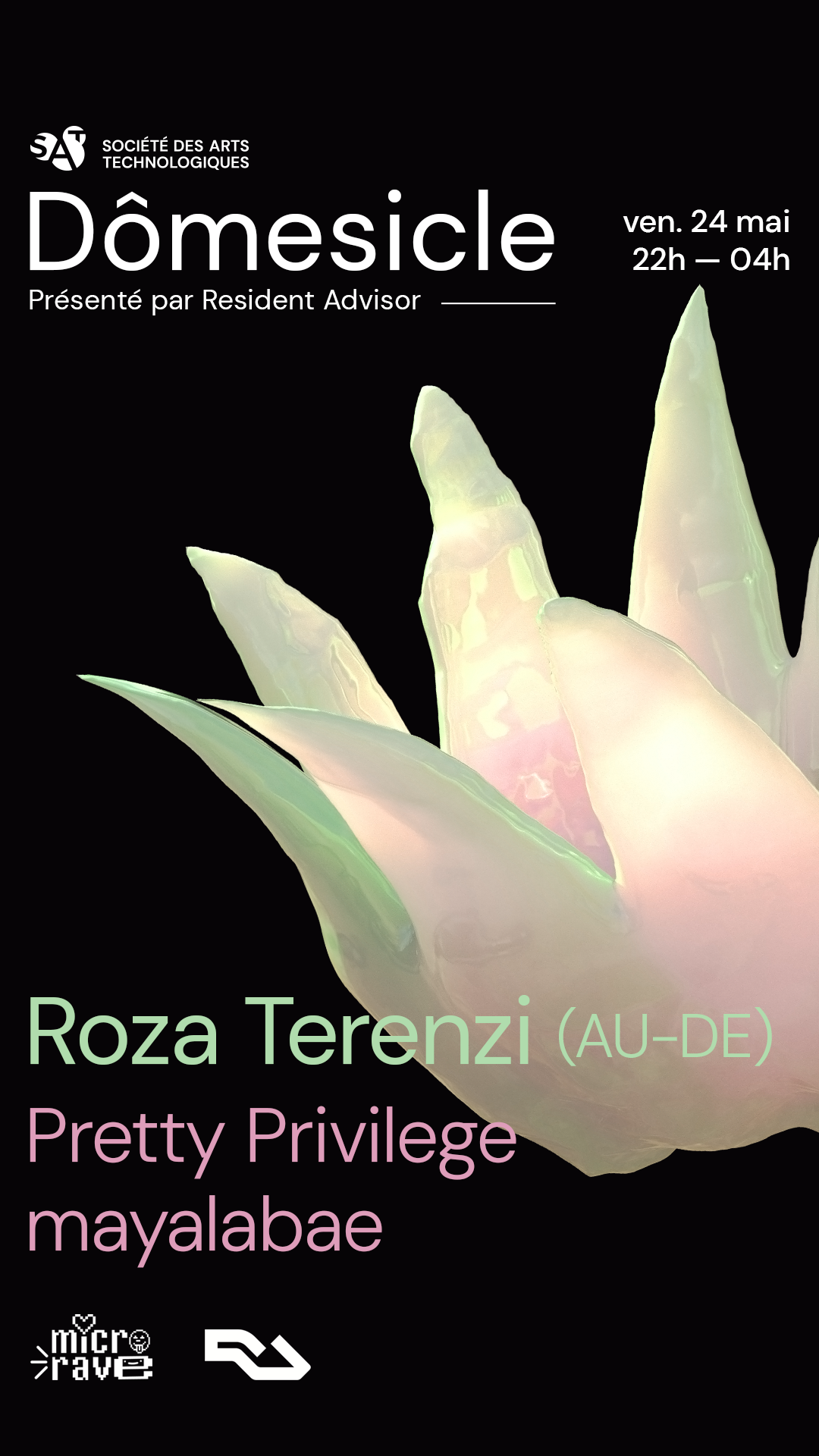 Dômesicle — Roza Terenzi • Pretty Privilege • mayalabae - Página frontal