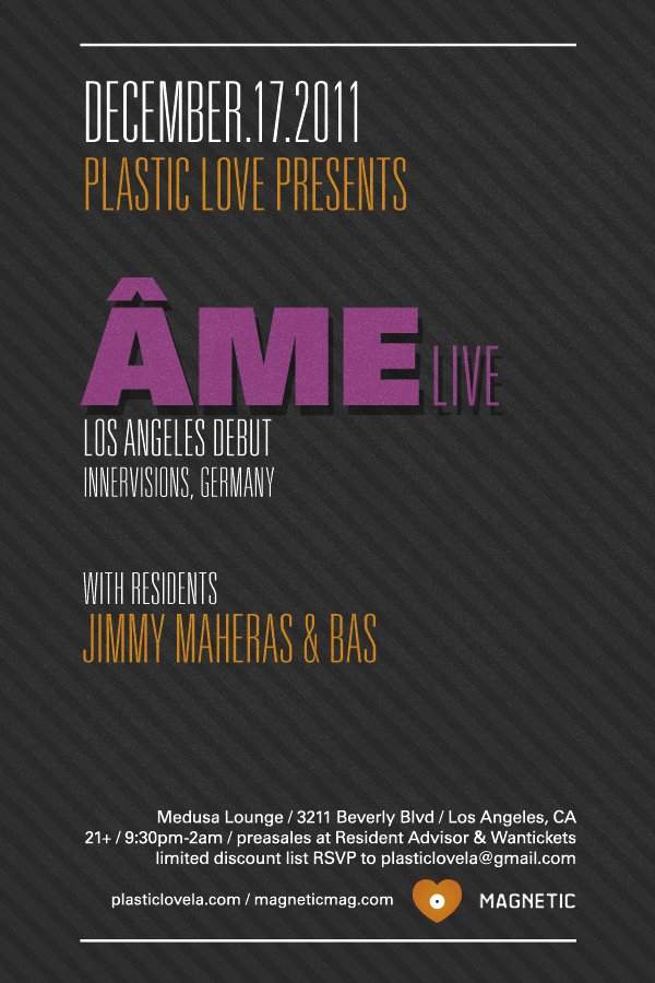 Plastic Love Pres. Ame Live - Página frontal