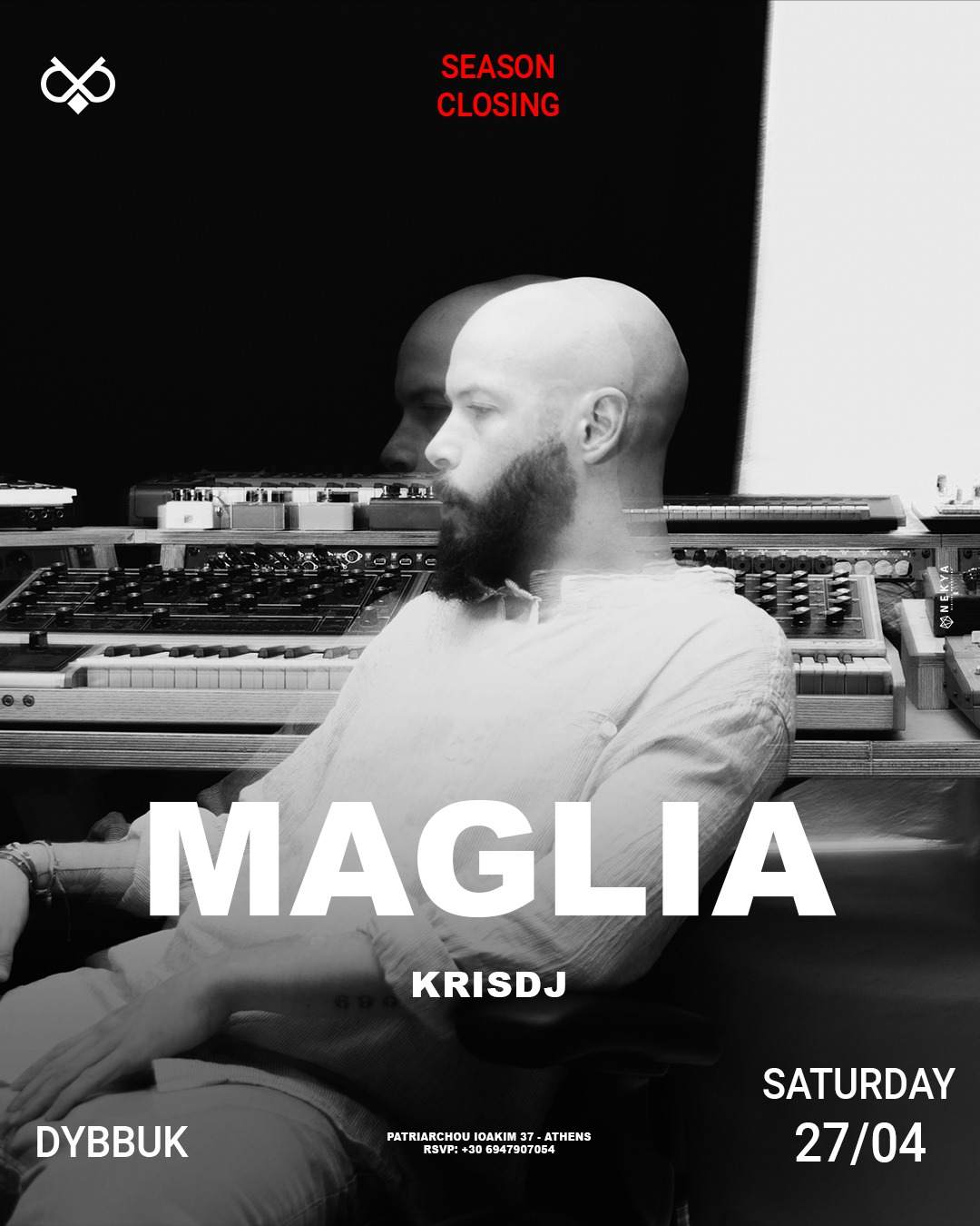 Season Closing: Maglia & KrisDJ - フライヤー表