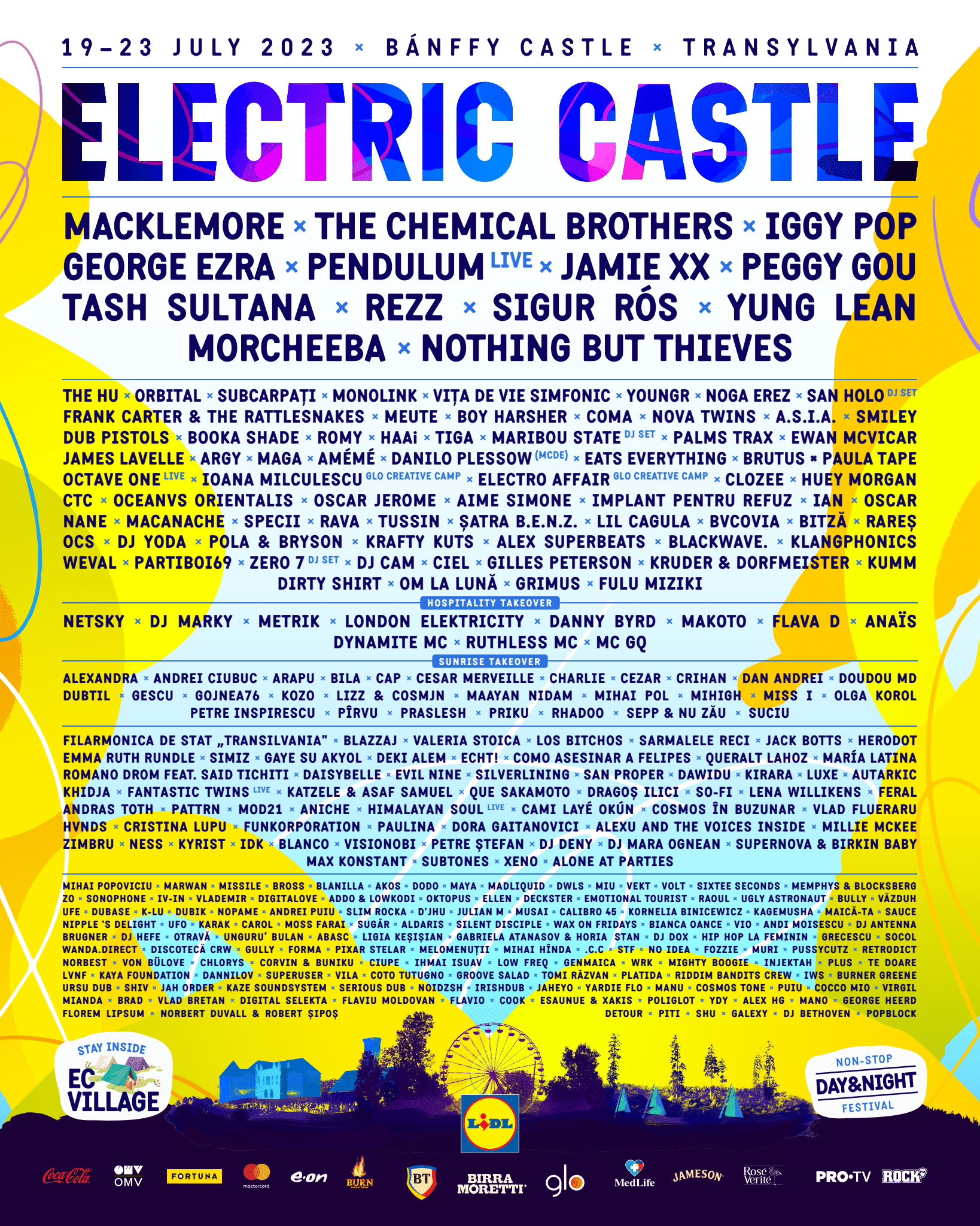 Electric Castle 2023 - フライヤー表