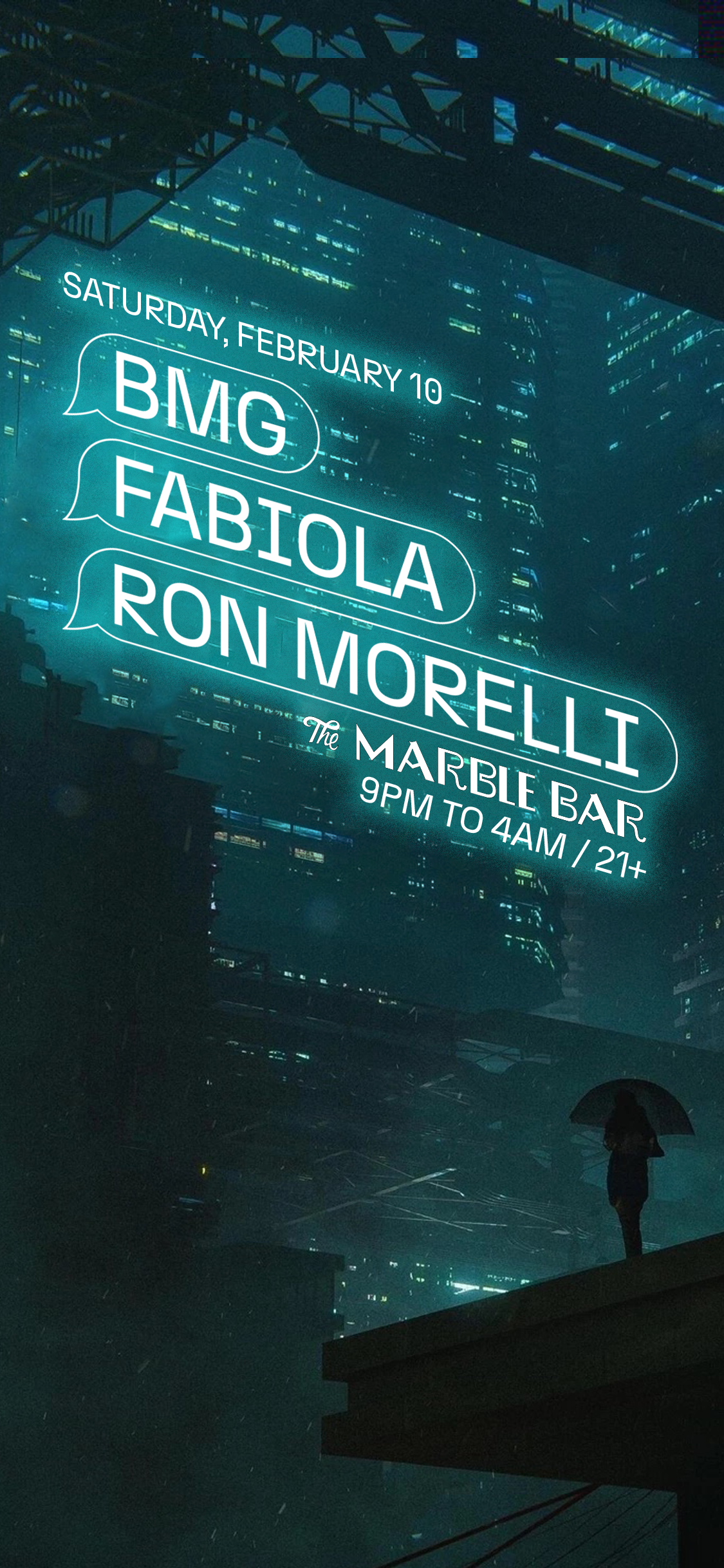 Marble Bar Pres. Ron Morelli and BMG with Fabiola - Página frontal