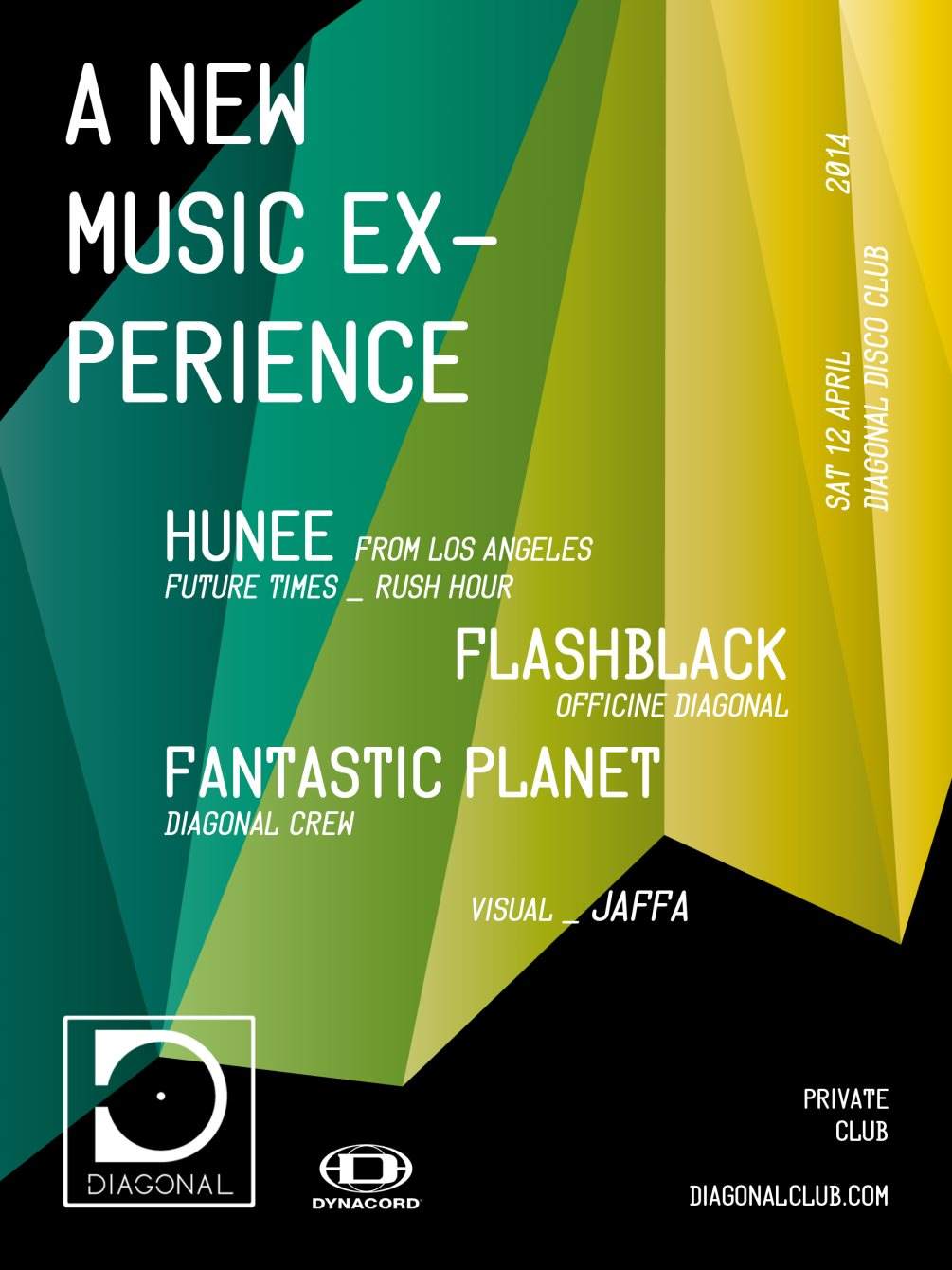 A New Music Experience / Hunee - Página trasera