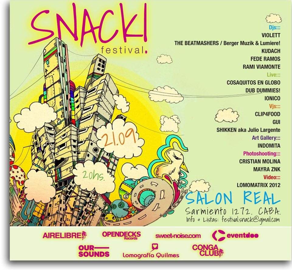 Festival Snack - フライヤー表