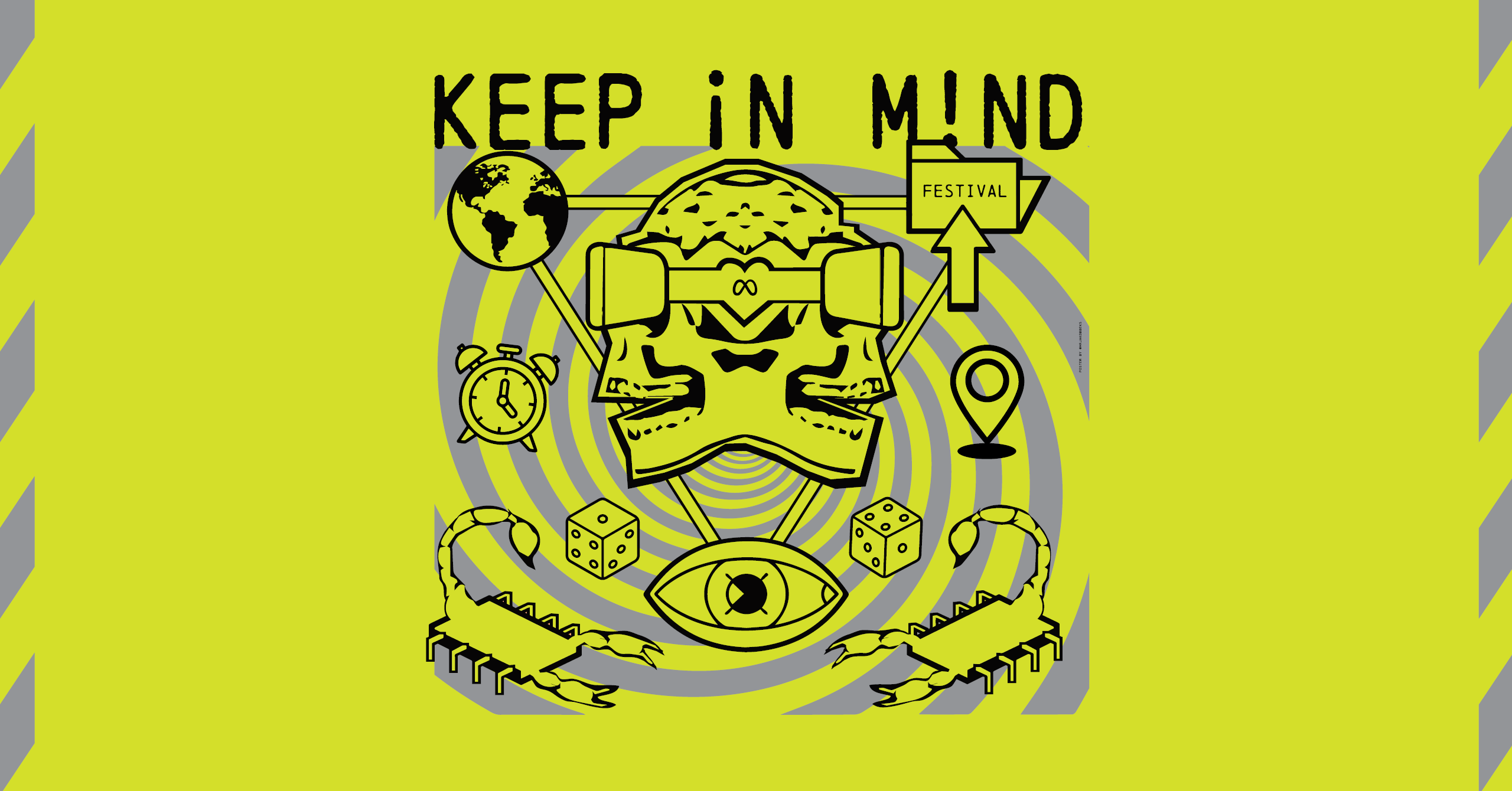 Keep in Mind Festival 2023 - フライヤー裏