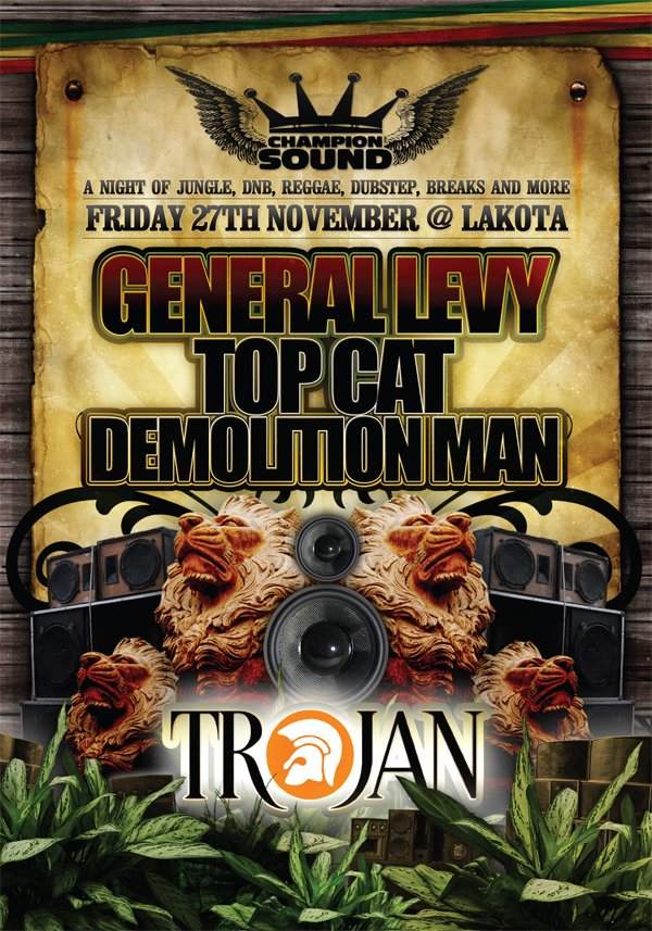 General Levy, Top Cat, Demolition Man - Página frontal