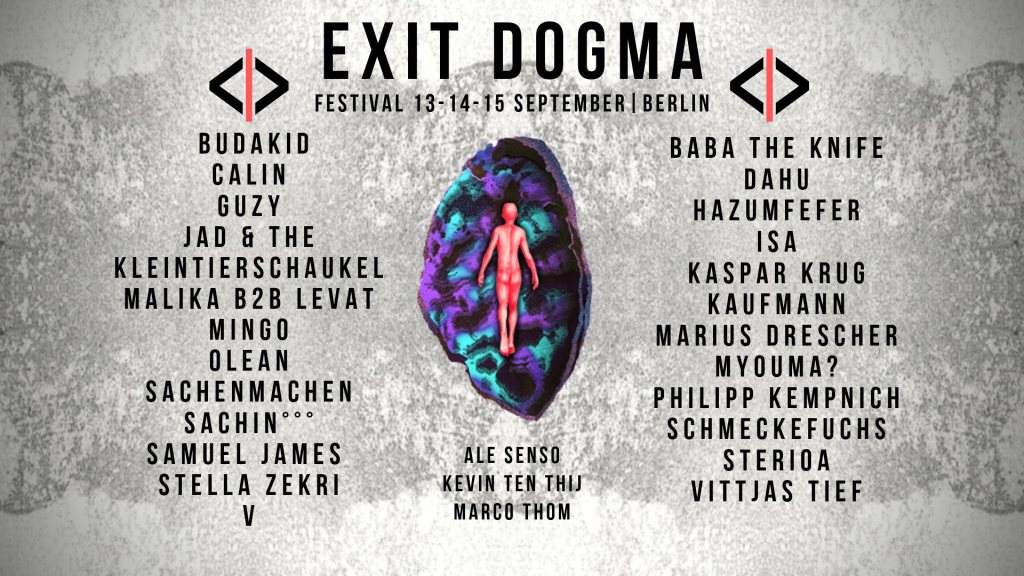 Exit Dogma - Free Festival - フライヤー表