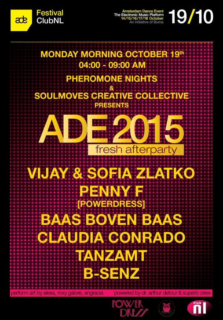 ADE Fresh Afterparty by Pheromone Nights & Soulmoves Creative Collective - Página frontal