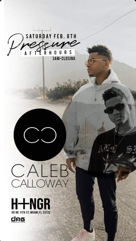 Pressure Afterparty with Caleb Calloway - Página frontal