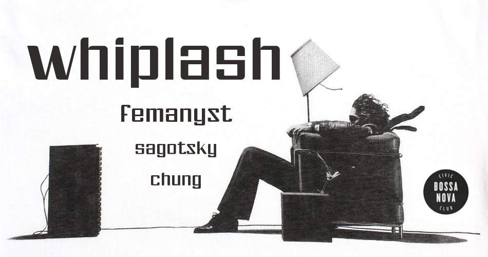 Whiplash: Femanyst aka Lady Blacktronika / Sagotsky - Página frontal