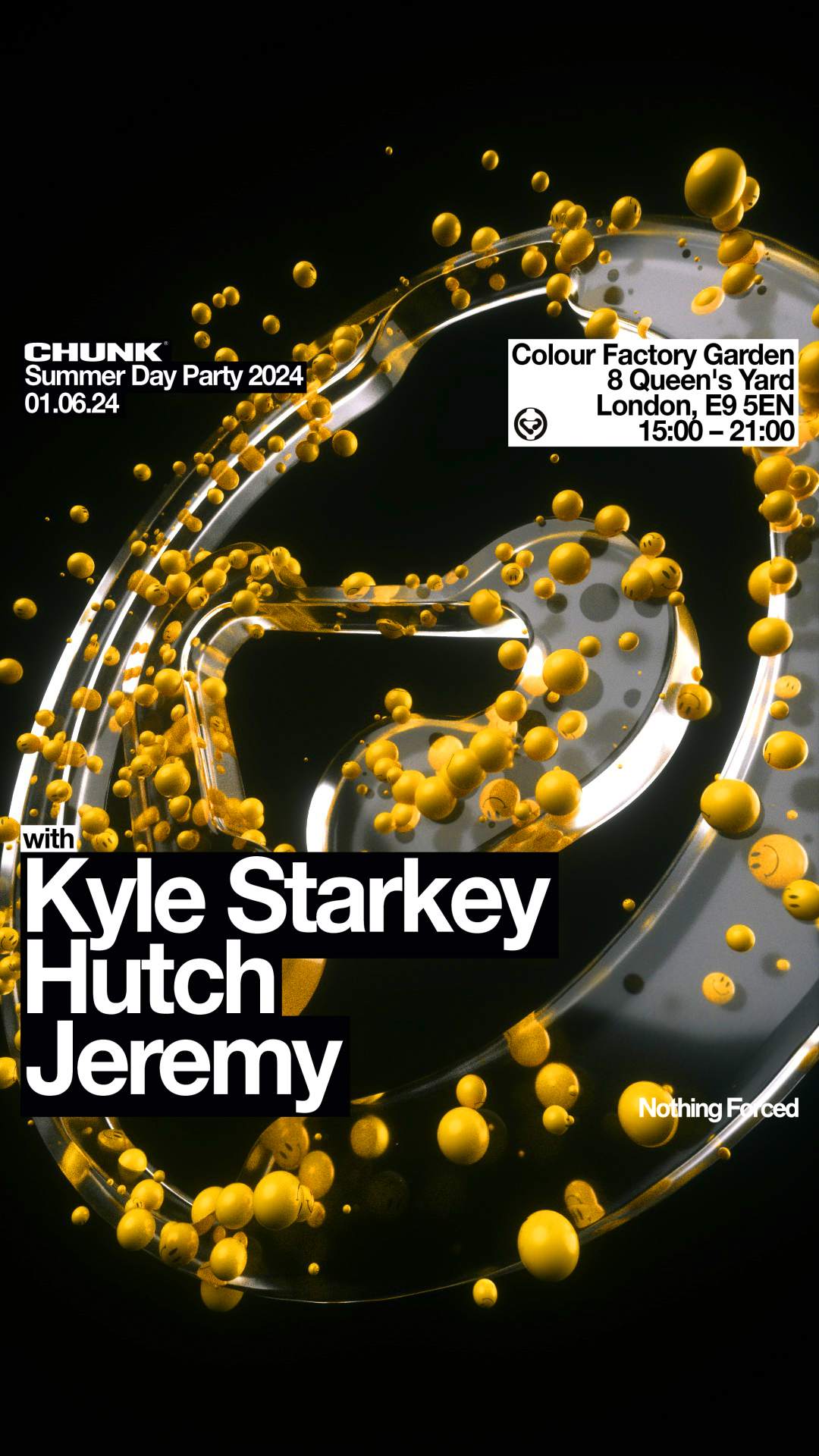 Chunk Summer Day Party 2024: Kyle Starkey, Hutch, Jeremy - フライヤー表