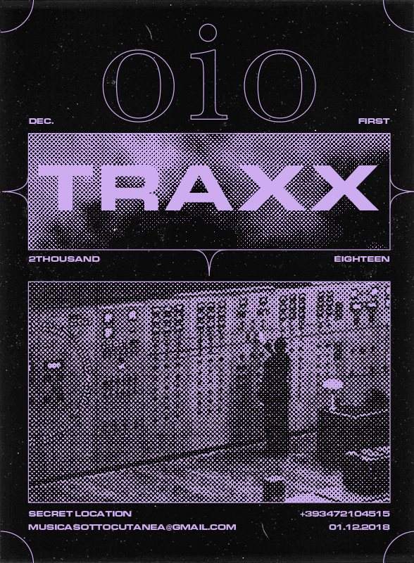 oio with (Traxx -Cancelled-) Anal Virginity - フライヤー表