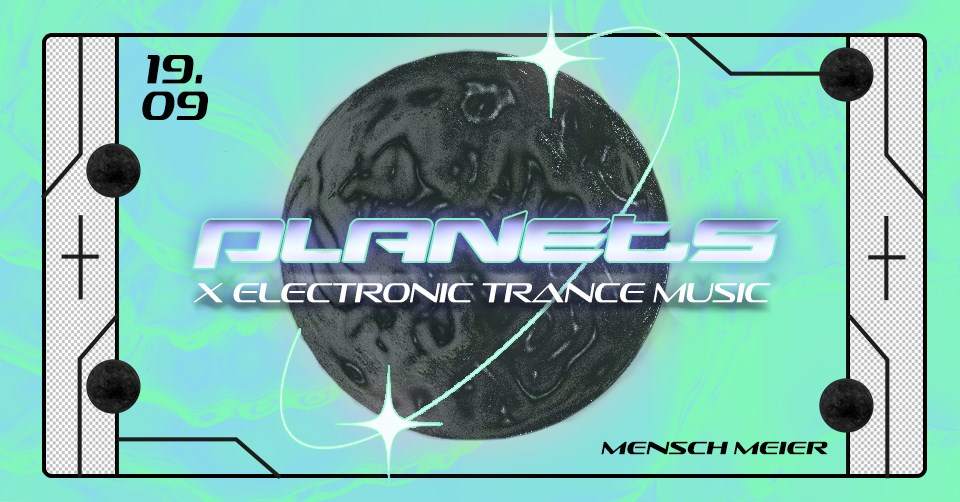 Planets x Electronic Trance Music - フライヤー表