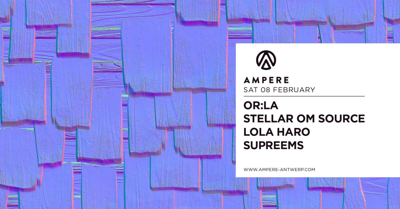 Ampere presents Or:la & Stellar Om Source - Página frontal
