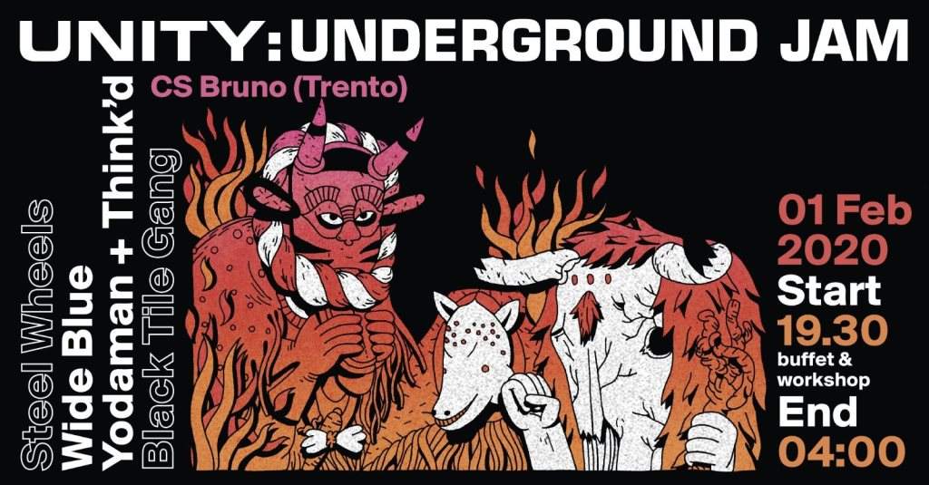 Unity: Underground Jam - フライヤー表