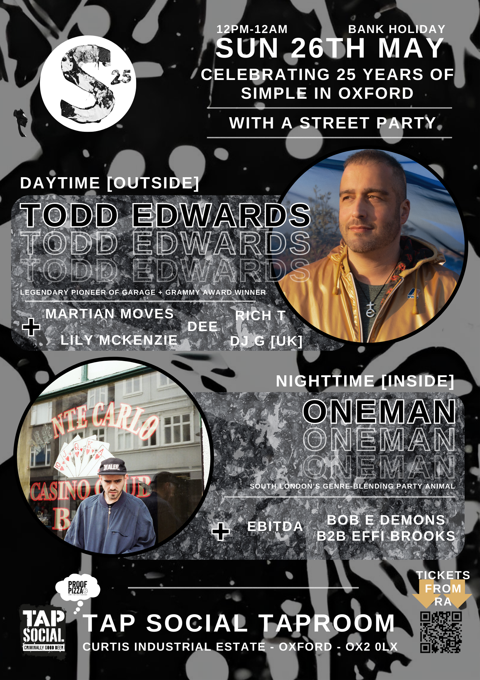 The Simple 12 hour street party with Todd Edwards & Oneman + more - フライヤー表