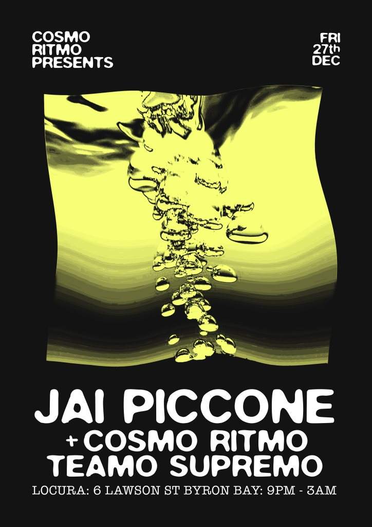 Cosmo Ritmo presents: Jai Piccone (Tora, Nuine, Inagwa) - Página frontal
