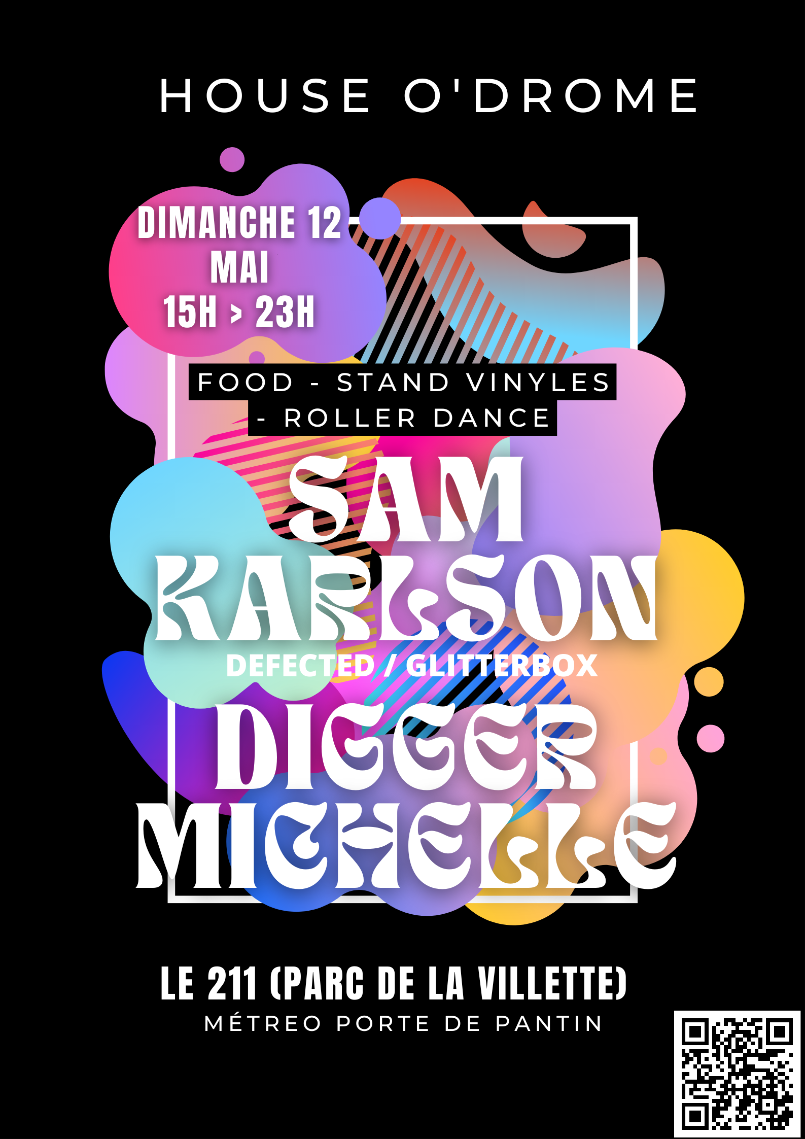 House O'Drome: SAM KARLSON (DEFECTED/GLITTERBOX), DIGGER MICHELLE & MORE - フライヤー表