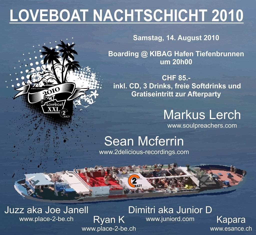 Loveboat-Nachtschicht 2010 By 2crazy - フライヤー表