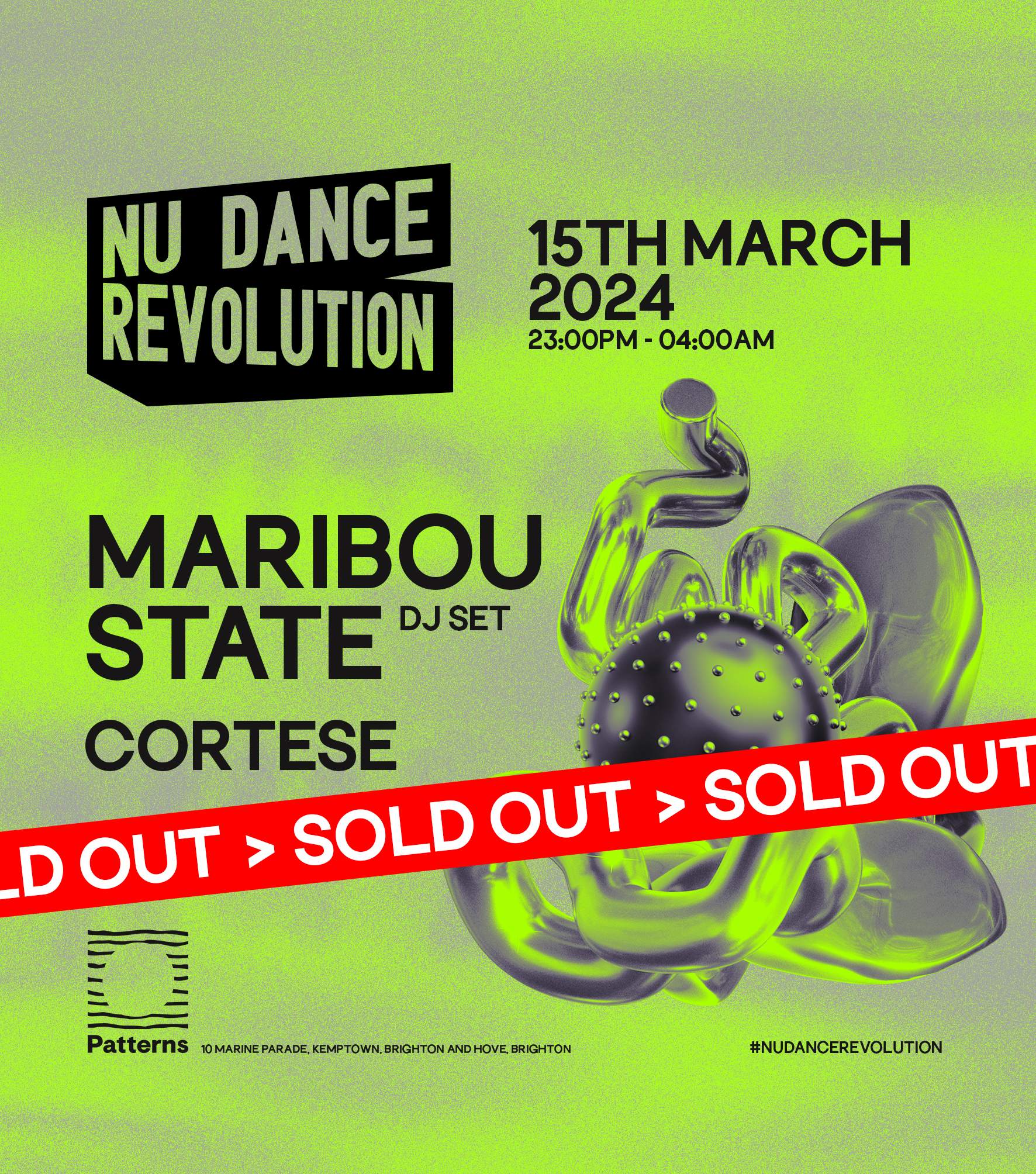 Nu Dance Revolution presents Maribou State - フライヤー表