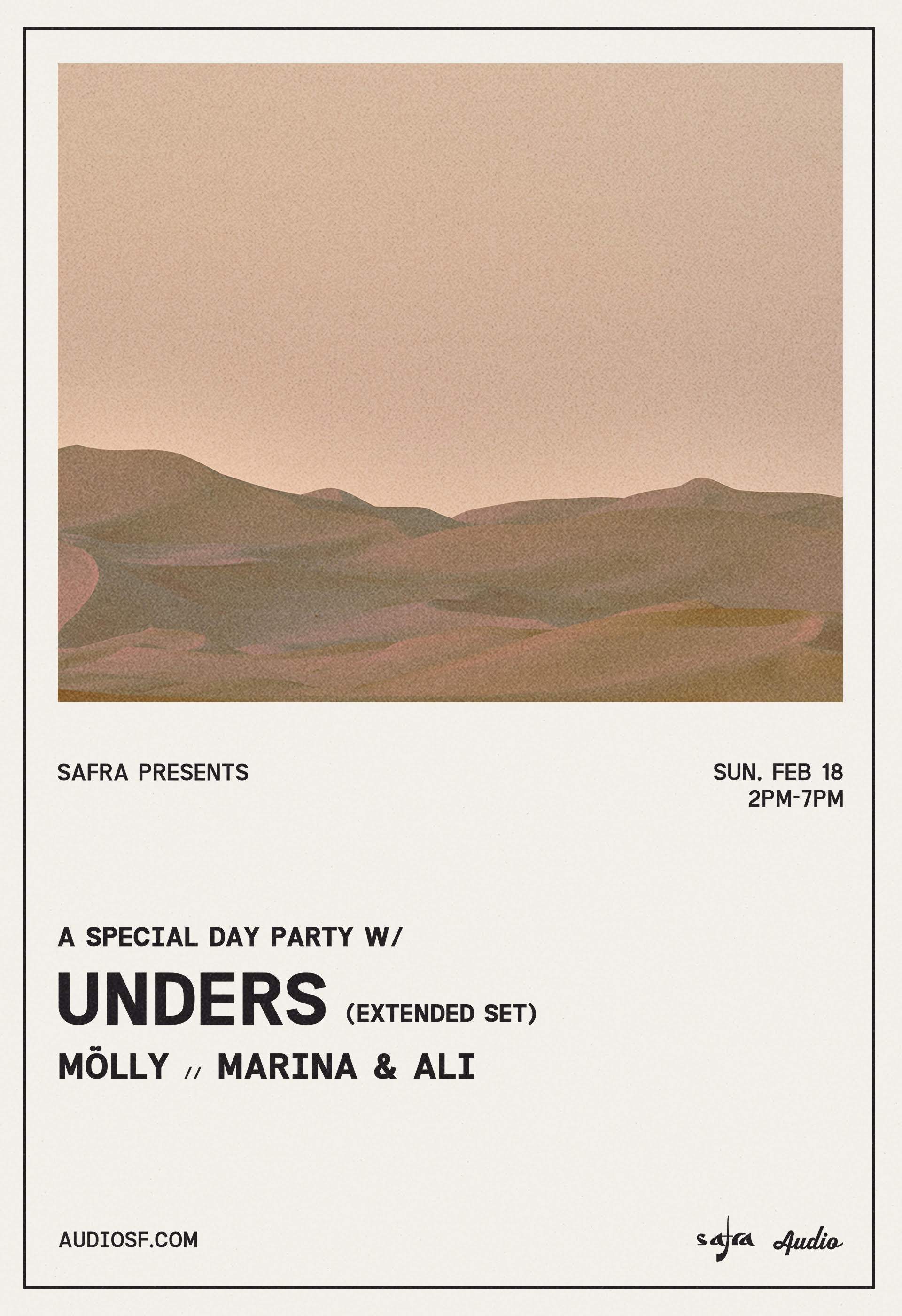 Sunset party with Unders - フライヤー表